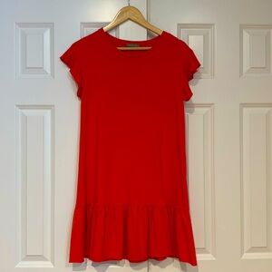 Lilla P T-shirt Dress with Flounce Hem